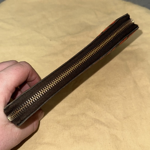 Louis Vuitton monogram neon orange graffiti zippy wallet by Stephen sprouse - Picture 6 of 14